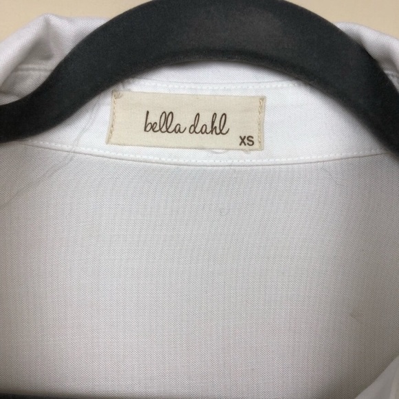 Bella Dahl Layered Peplum White Shirt - Picture 5 of 8